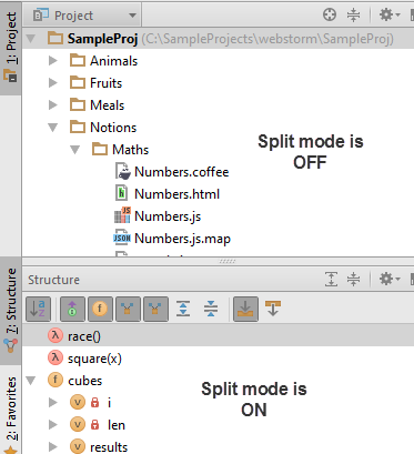 wsのツールウィンドウがオフに分割 ws tool windows split on off