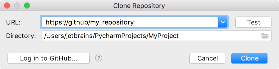 リポジトリーのクローン Clone a repository
