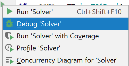 Pythonスクリプトをデバッグする debug Python script