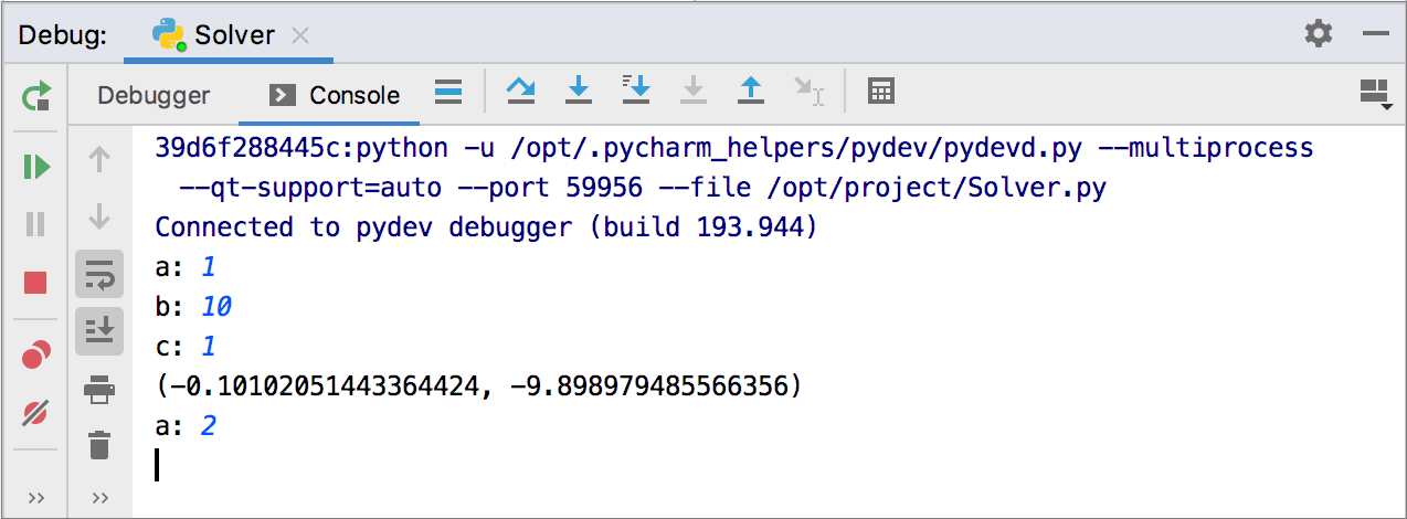 Dockerコンテナーでデバッグする Debugging in a Docker container