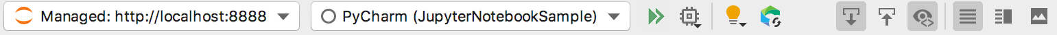 Jupyterツールバー Jupyter toolbar