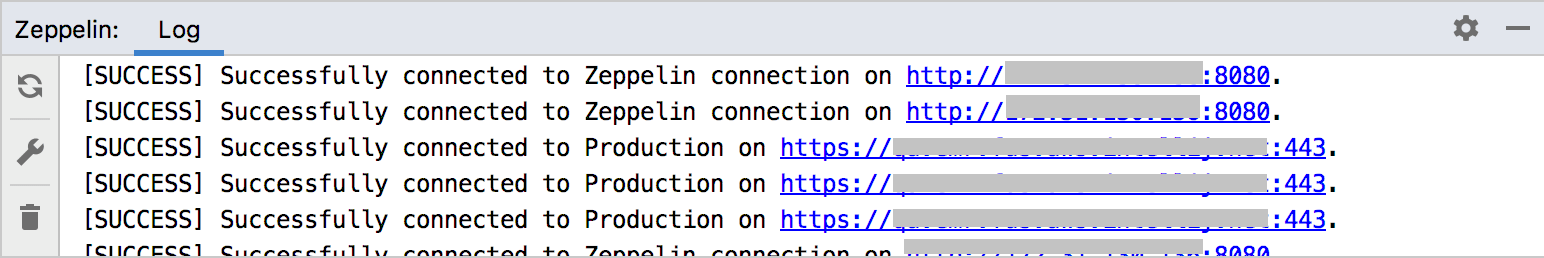 ツェッペリンツールウィンドウ Zeppelin tool window