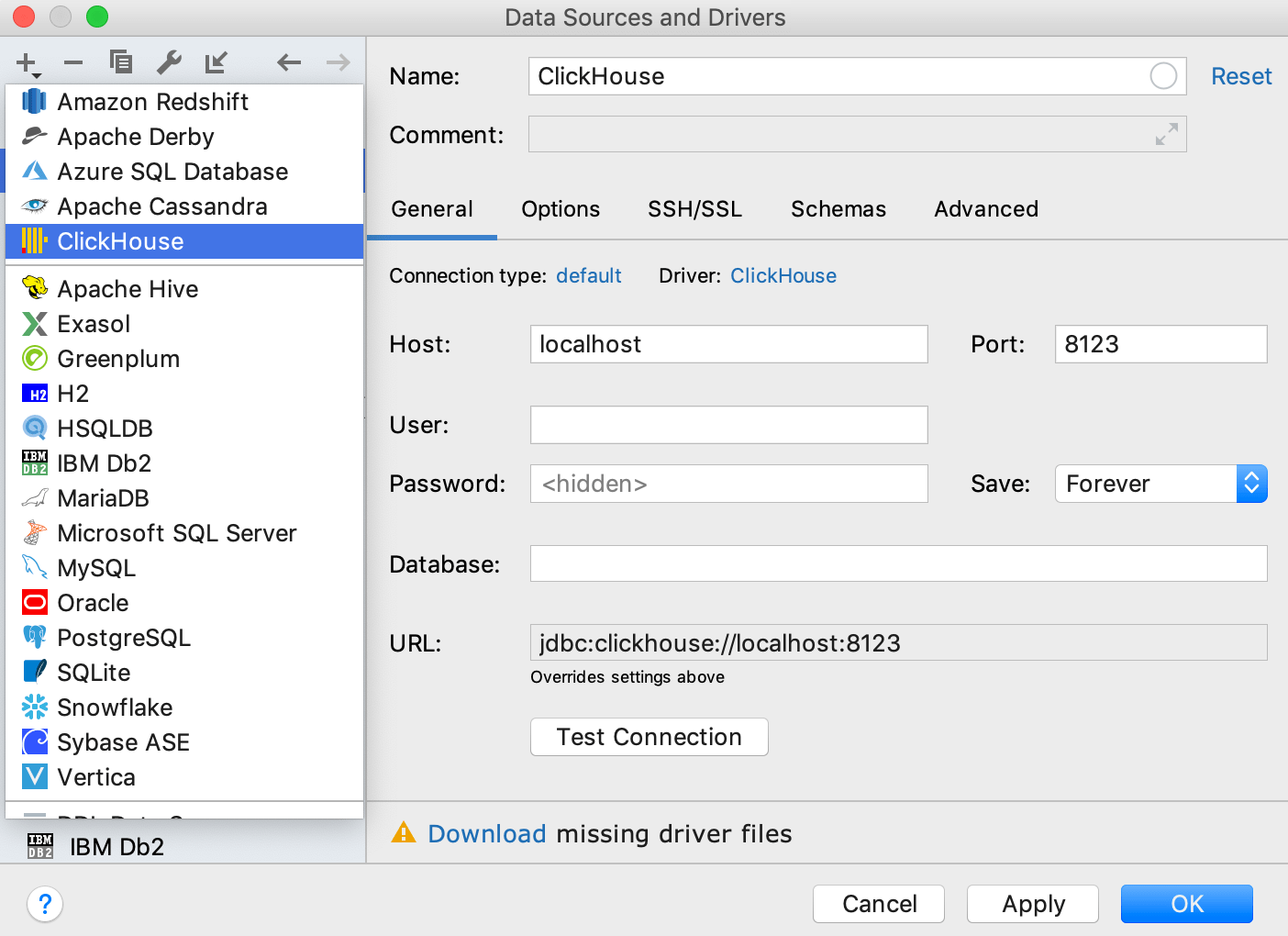 ClickHouseとの統合 Integration with ClickHouse