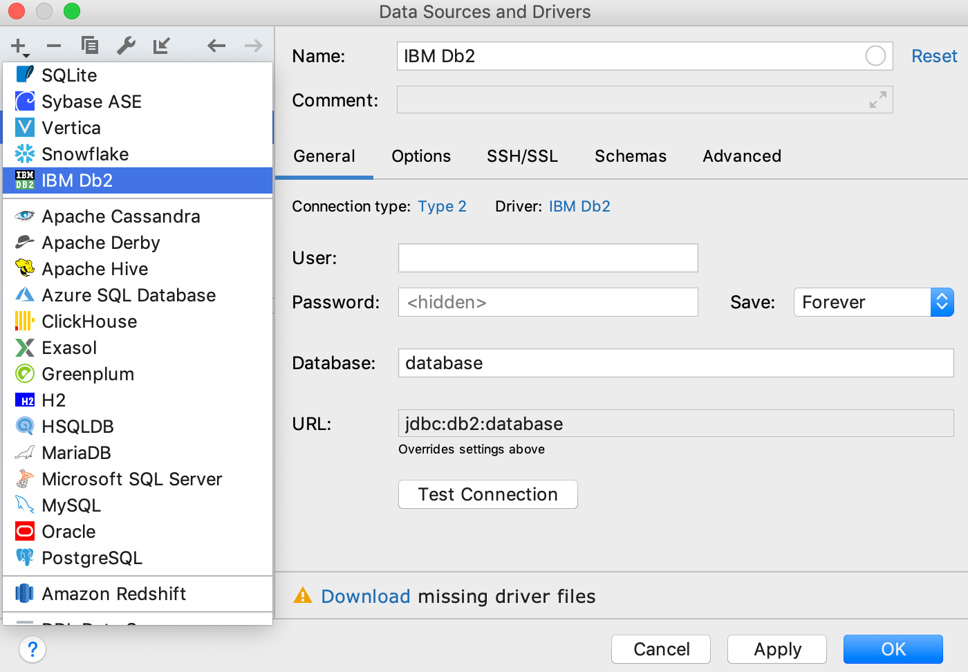 IBM Db2との統合 Integration with IBM Db2