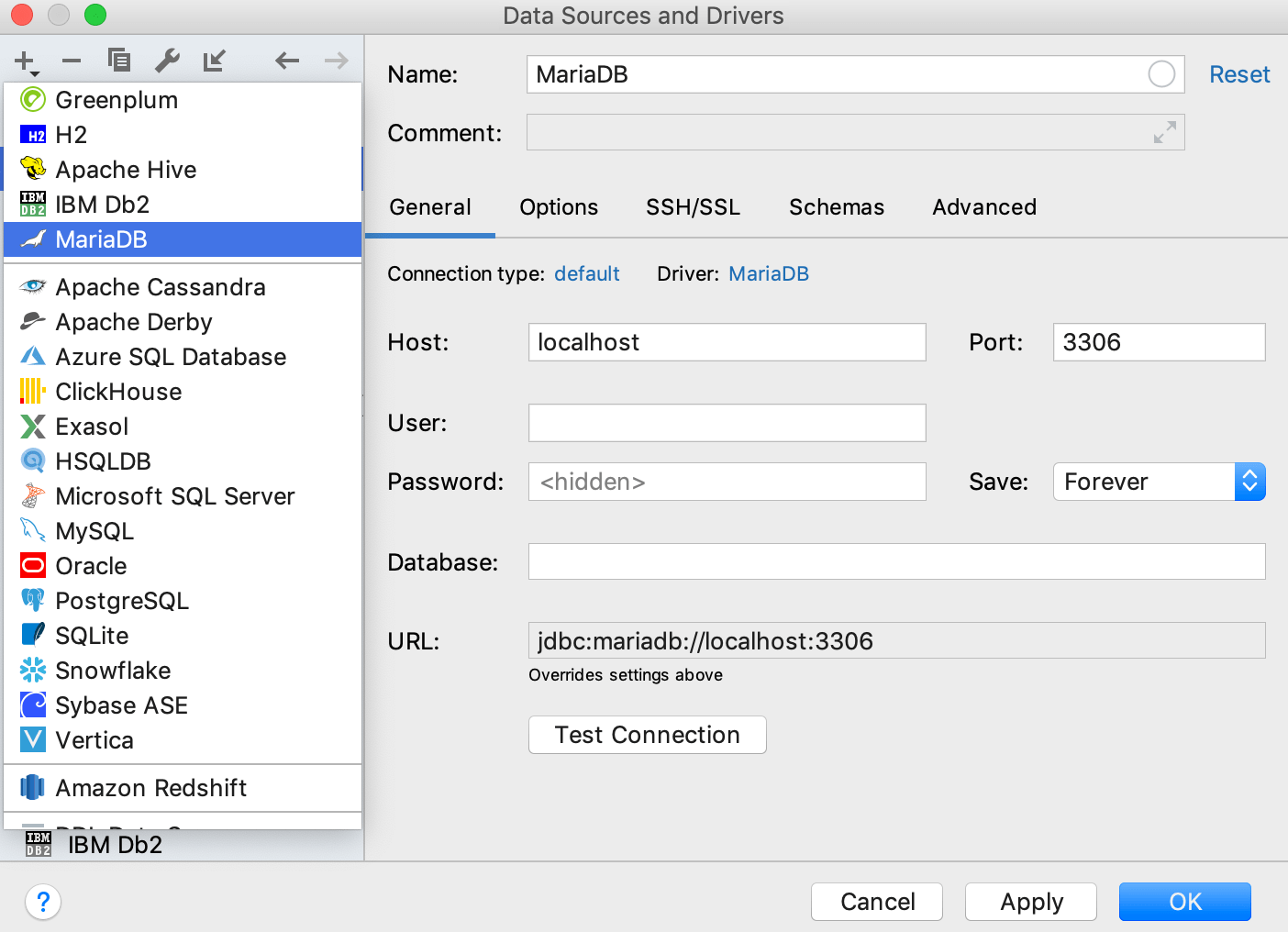 MariaDBとの統合 Integration with MariaDB