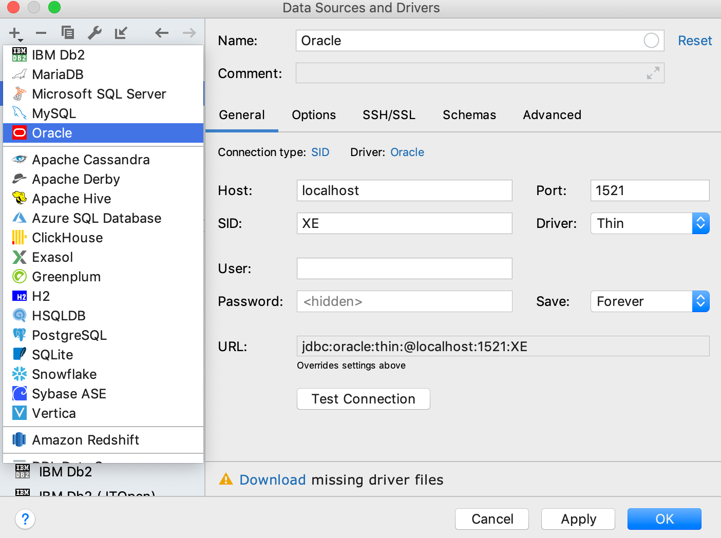 Oracleとの統合 Integration with Oracle