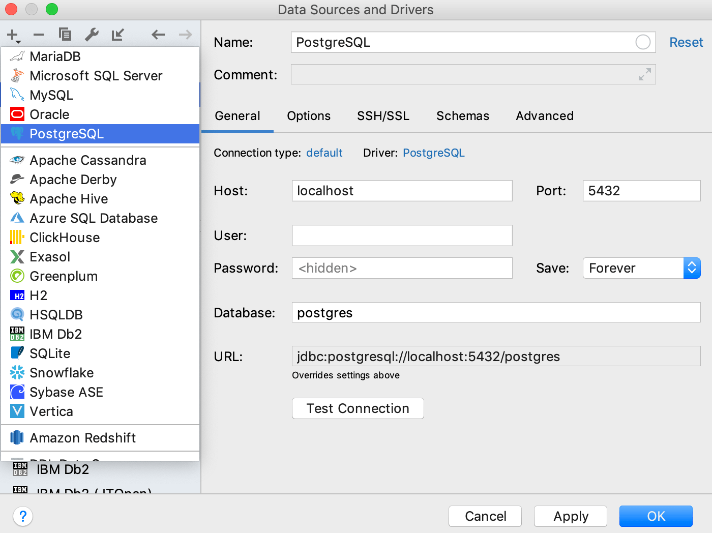 PostgreSQLとの統合 Integration with PostgreSQL