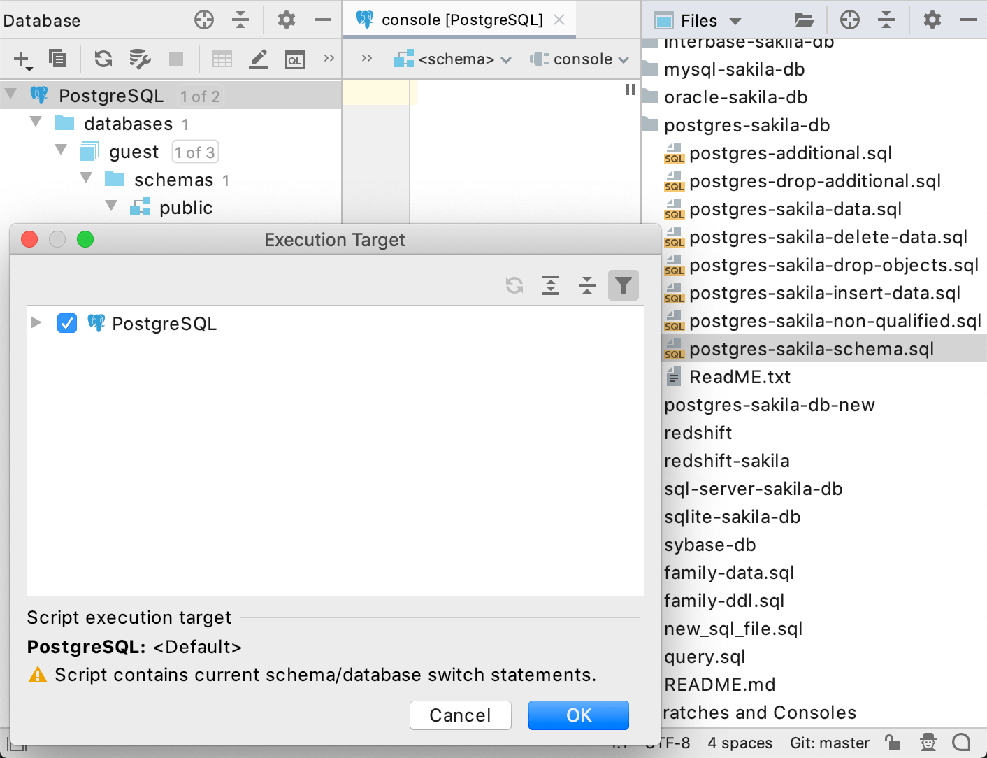 データベース構造を作成する Create the database structure