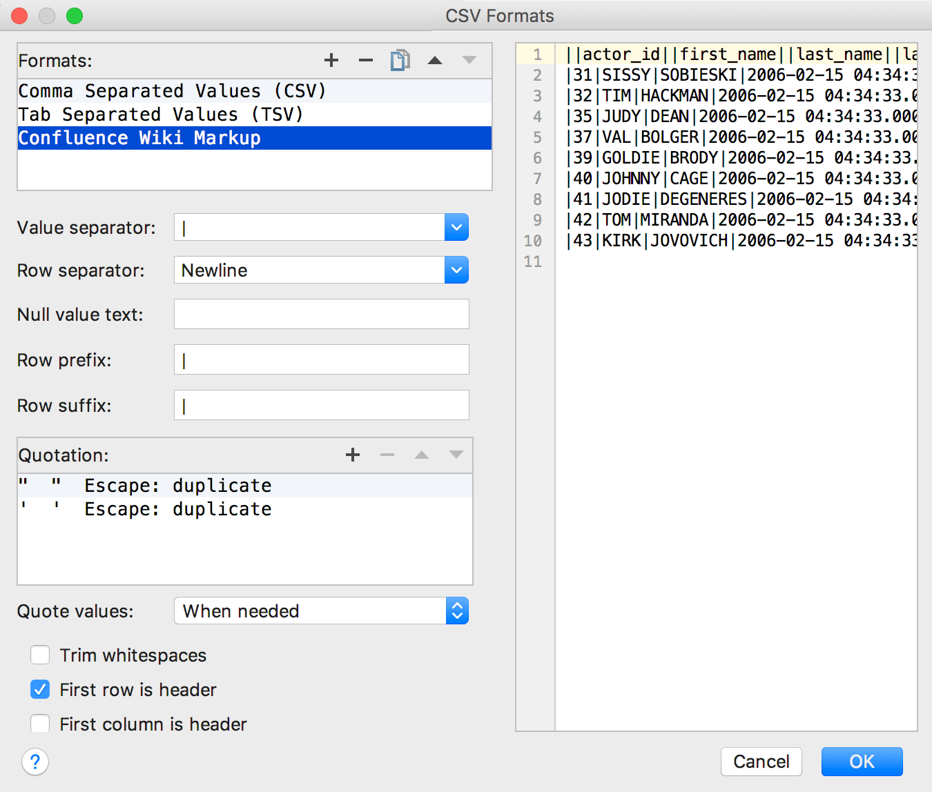 エクストラクタの設定 Configuring extractors