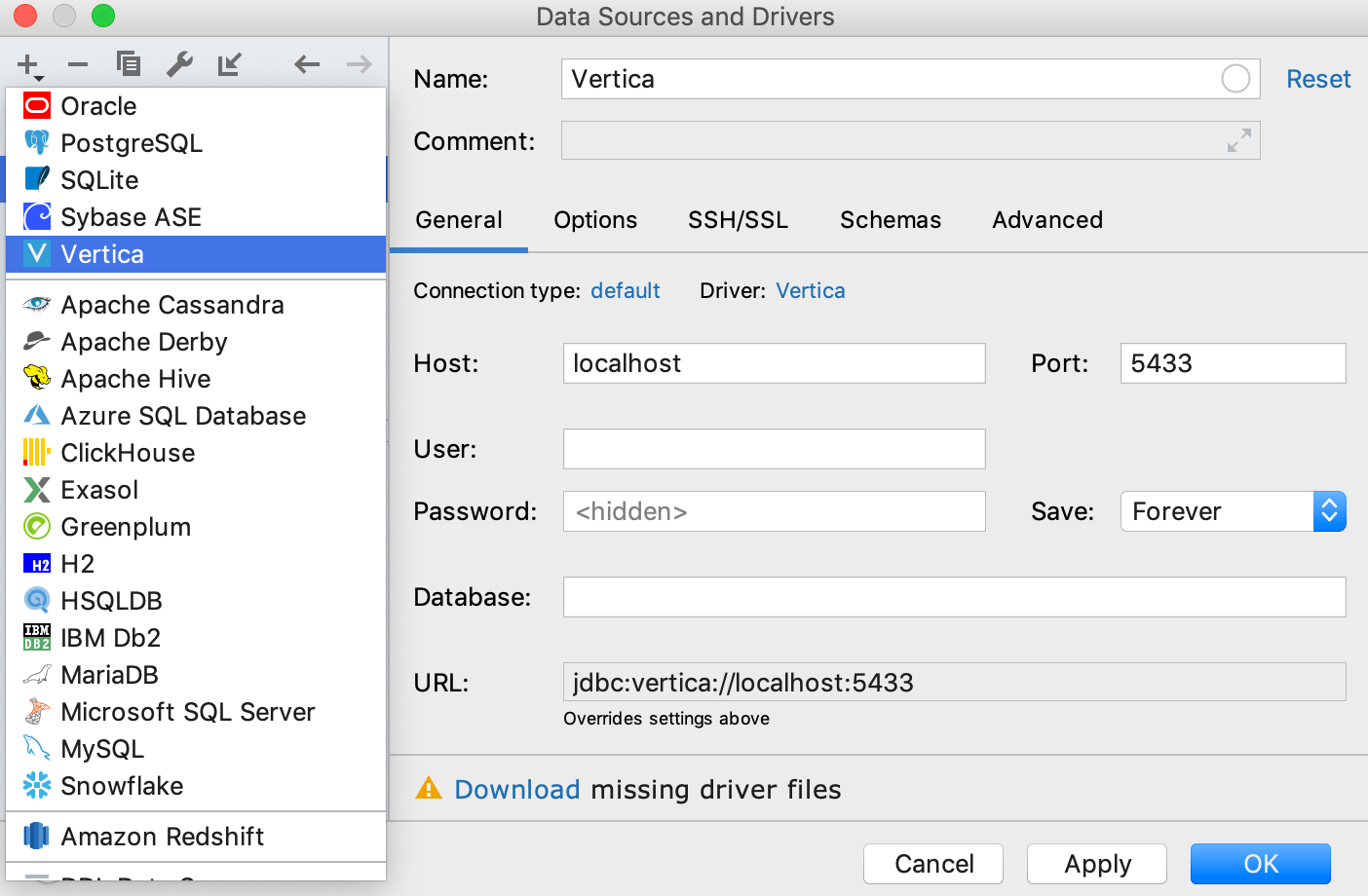 Verticaとの統合 Integration with Vertica