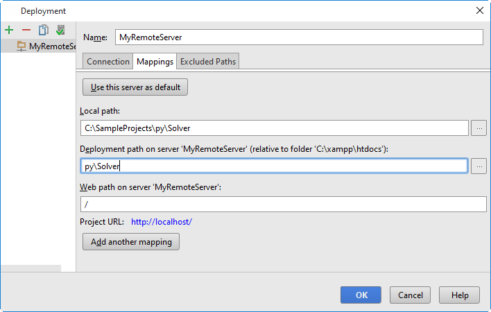 デプロイマッピングタブ Deployment Mapping Tab