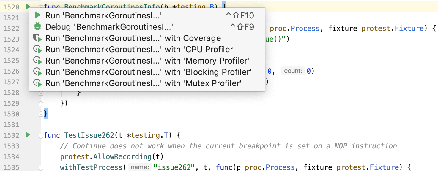 プロファイリングを実行する Run profiling