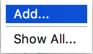 インタープリターを追加する Add an interpreter