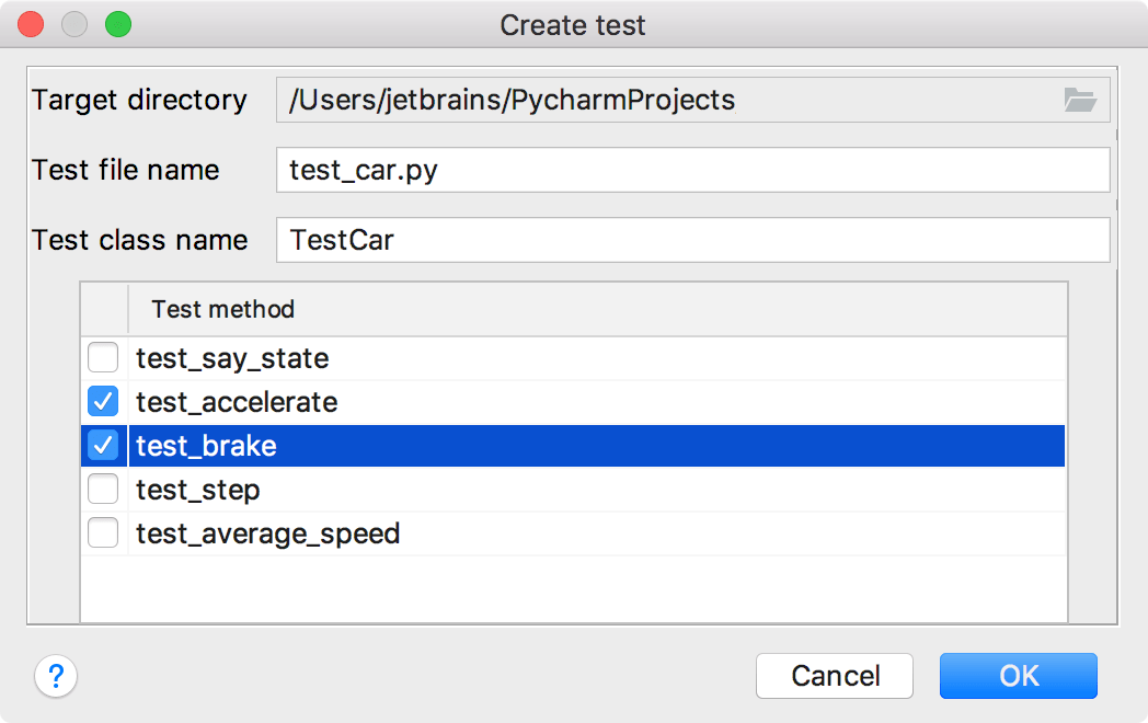 テストダイアログを作成する Create test dialog