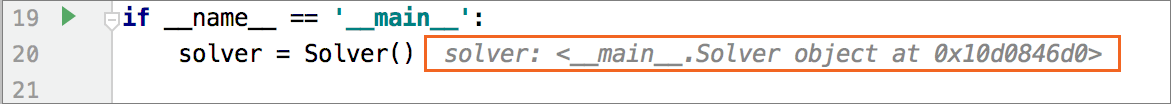 インラインデバッグ Inline debugging
