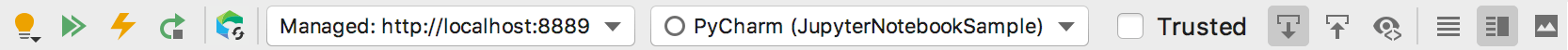 Jupyterツールバー Jupyter toolbar