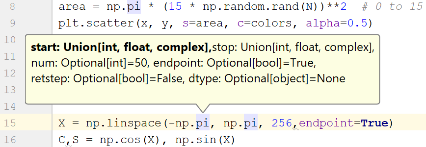 パラメータ情報の表示 View Parameter Info