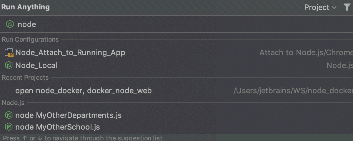 アプリケーションの実行: 何でも実行 Running an application: use Run Anything