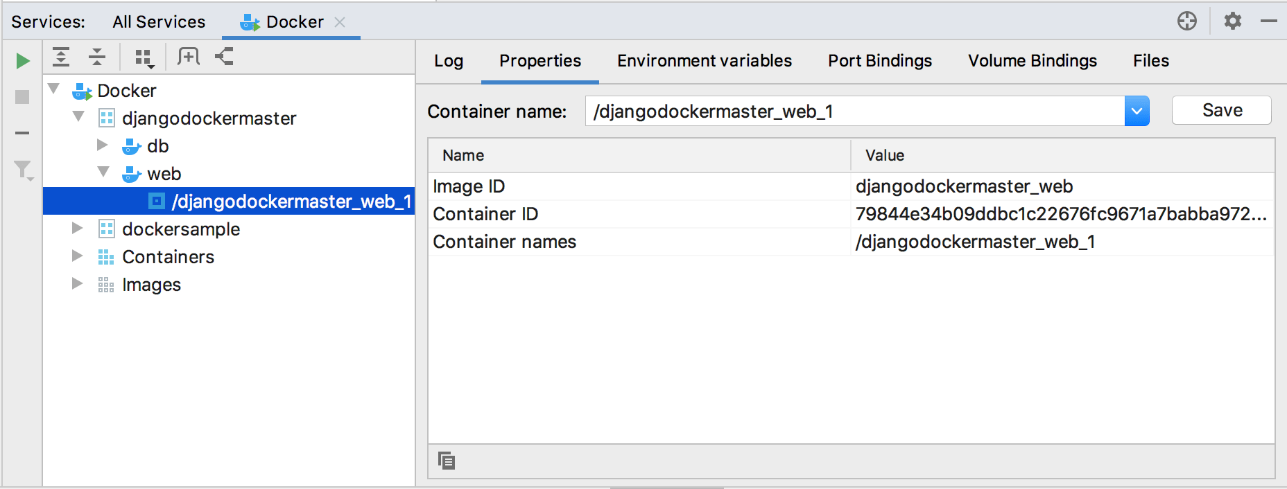 Dockerウィンドウ Docker window