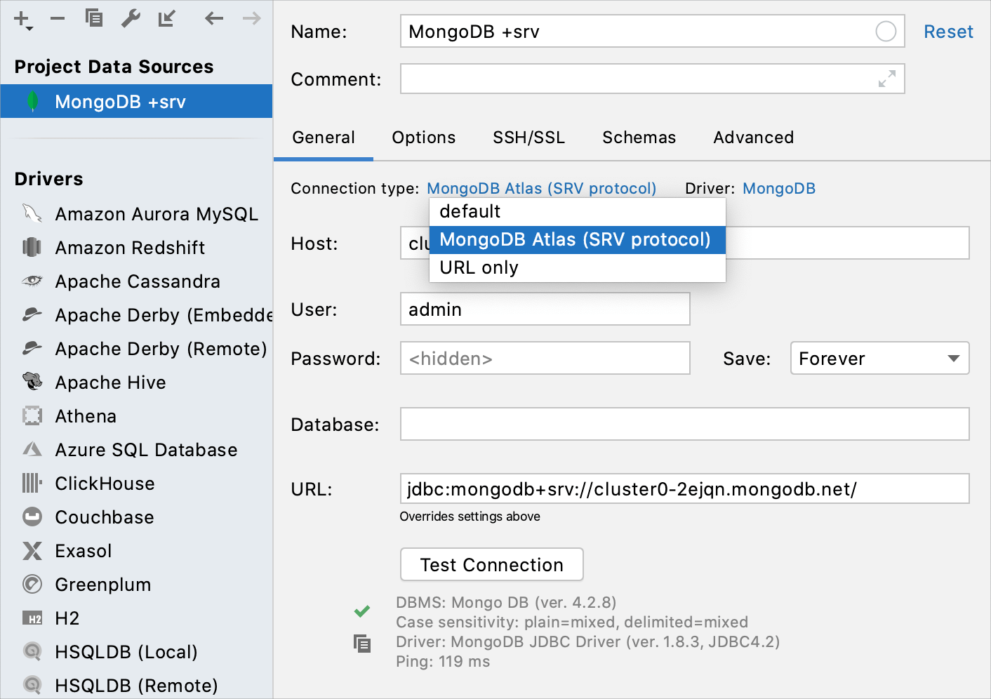 MongoDB との統合 Integration with MongoDB