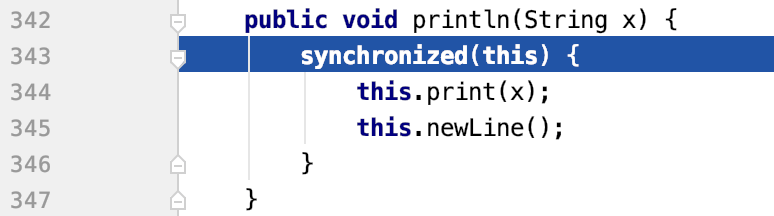 内側println() Inside println()