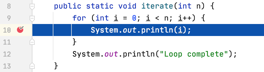 forループから抜け出しますが、メソッドからは抜けません Steps out of the for loop but not the method