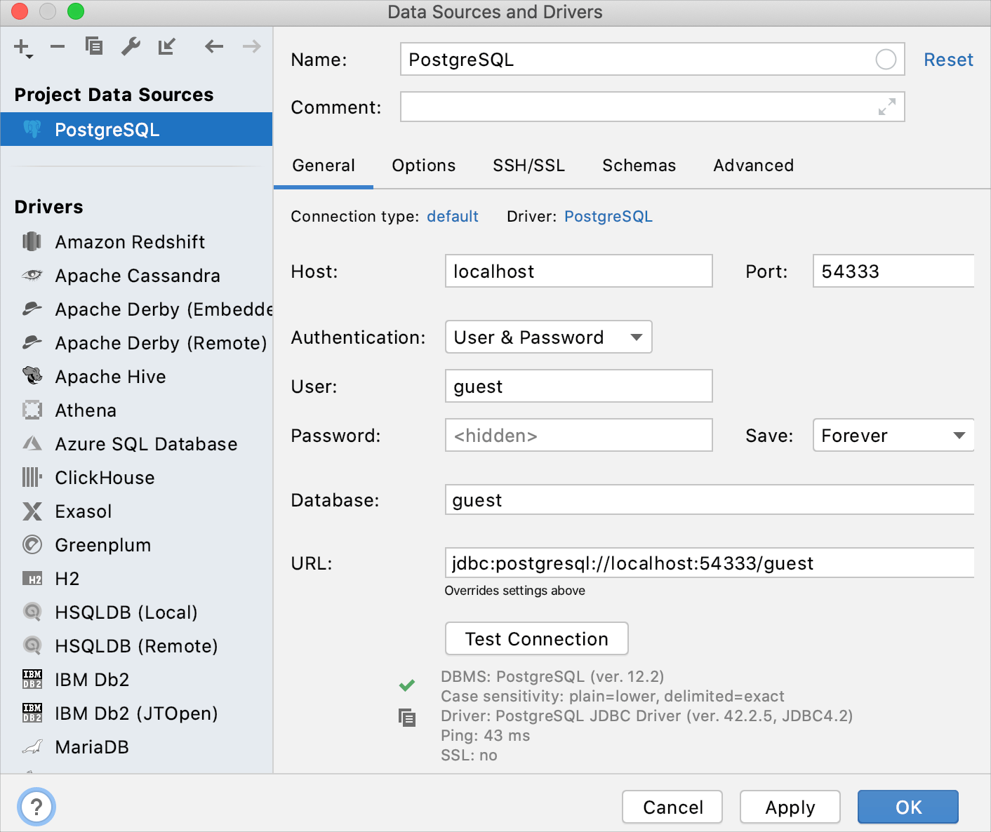 PostgreSQLとの統合 Integration with PostgreSQL