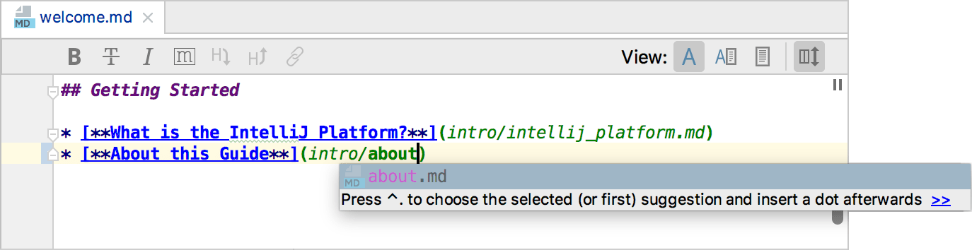 Markdownはリンクを完了する Markdown complete a link