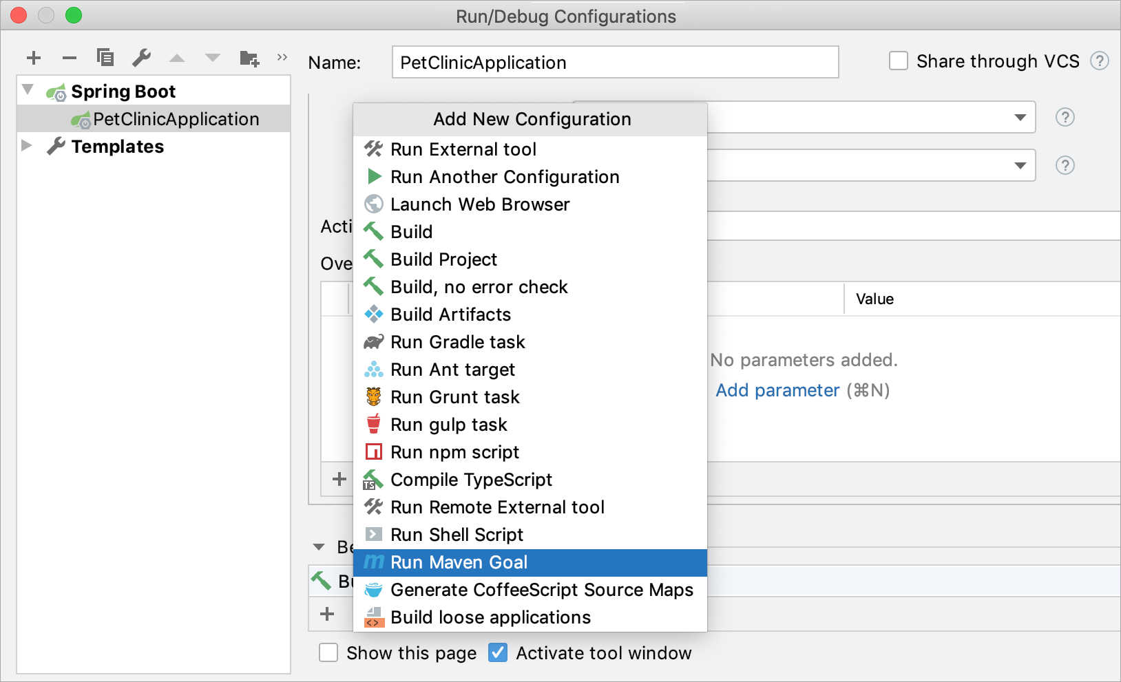 Mavenのゴールを実行する Running Maven goals