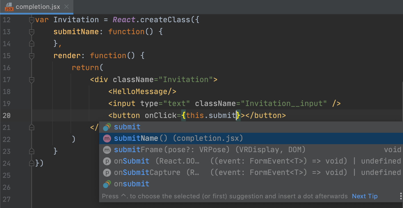 波括弧内の完全な JavaScript 式 Complete JavaScript expressions inside curly braces