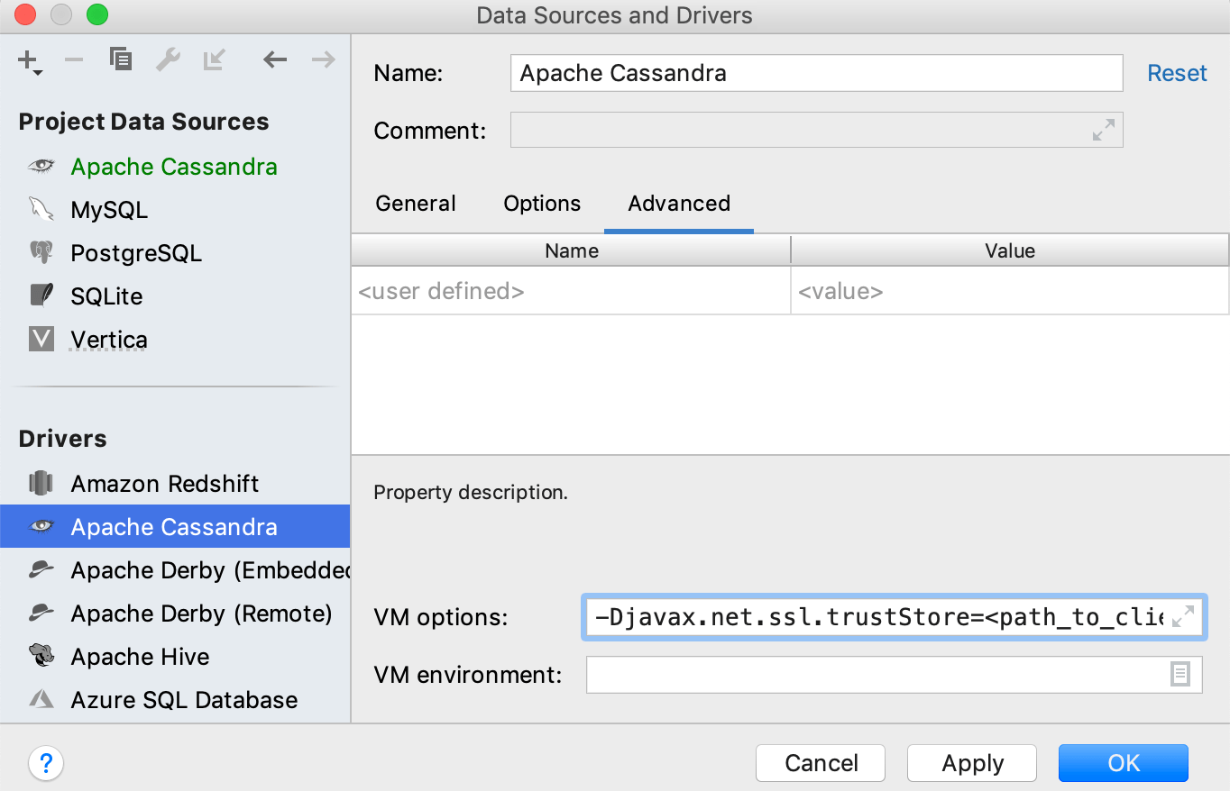 VM オプションを設定する Set VM options
