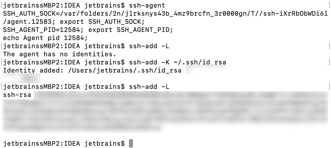 ssh-agent を使用して SSH トンネルを作成する (macOS と Linux) Create the SSH tunnel with the ssh-agent (macOS and Linux)