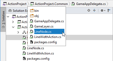 JetBrains Rider: ナビゲーションバーを使用してファイルを開く JetBrains Rider: using navigation bar to open files