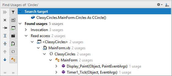 Navigation And Search In Visual Basic Net Jetbrains Rider